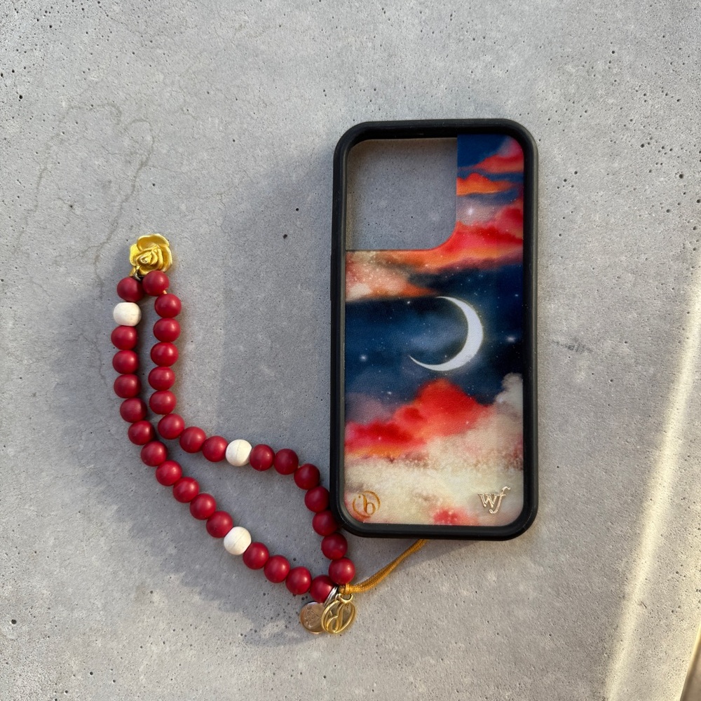 IPhone 16 PRO Wildflower Cases x Bella Hadid x Orebella Phone case and wristlet